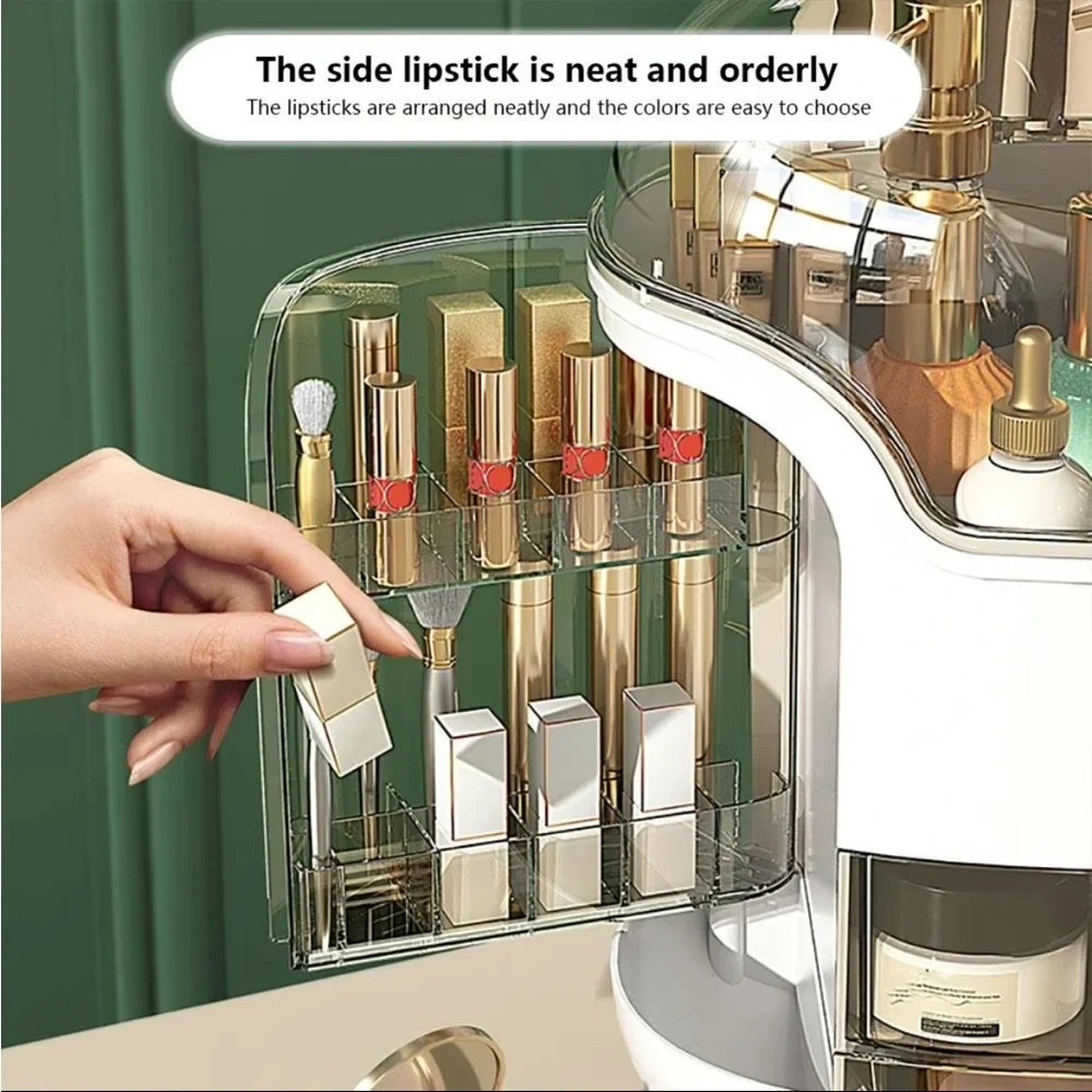 Clear makeup organizer.large capacity cosmetic storage